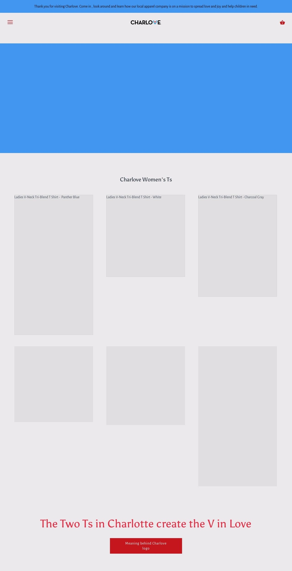 charlove.com — Shopify storefront screenshot