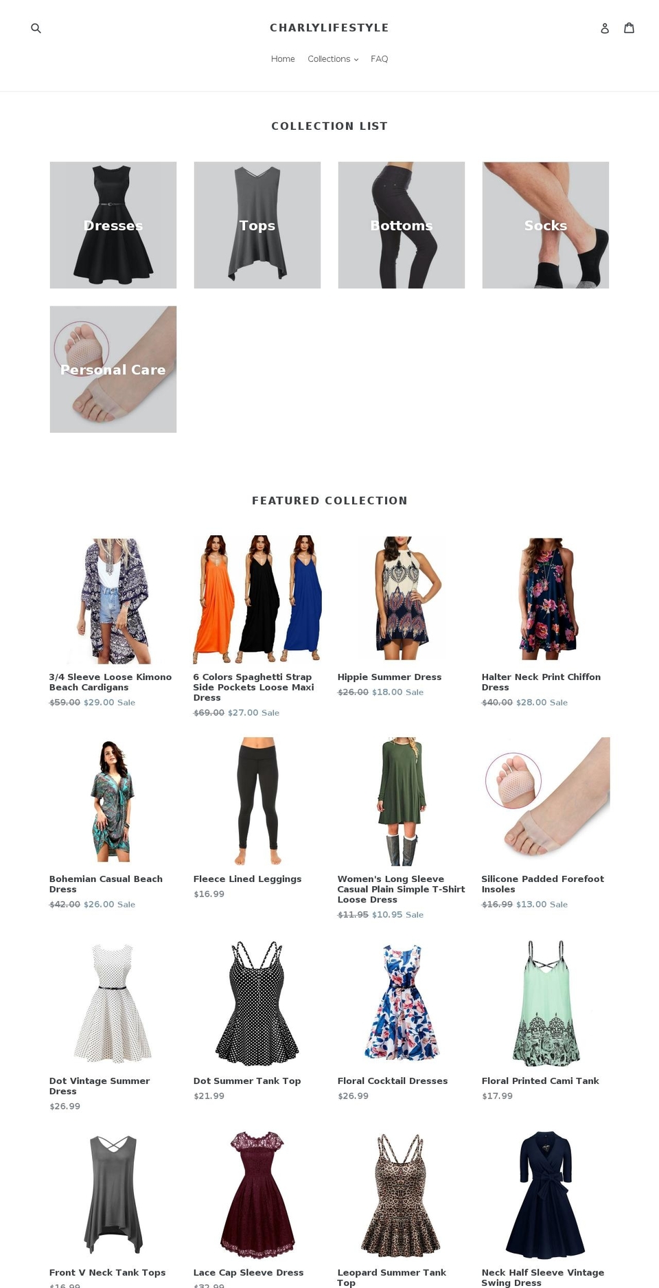 charlylifestyle.com — Shopify storefront screenshot