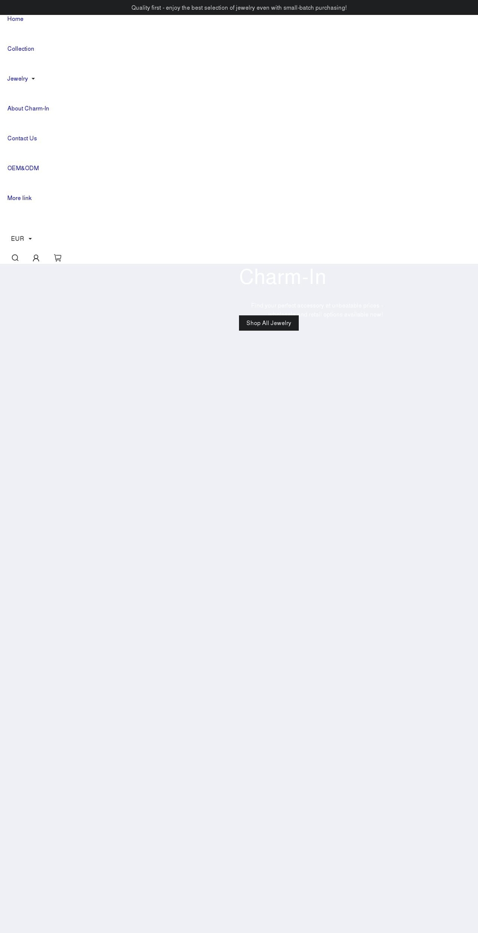charm-in.com shopify website screenshot