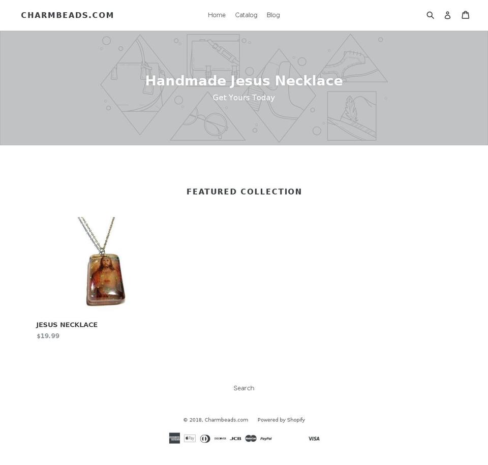 charmbeads.biz shopify website screenshot