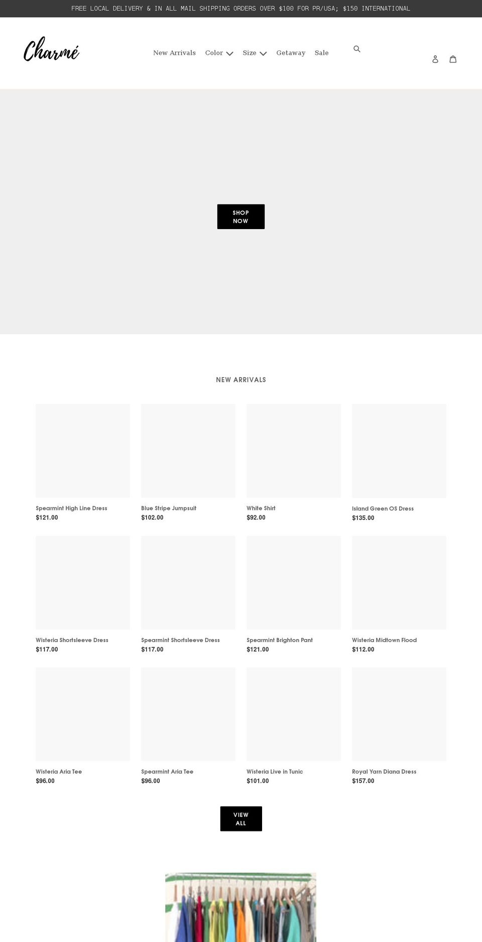 charmecondado.com shopify website screenshot