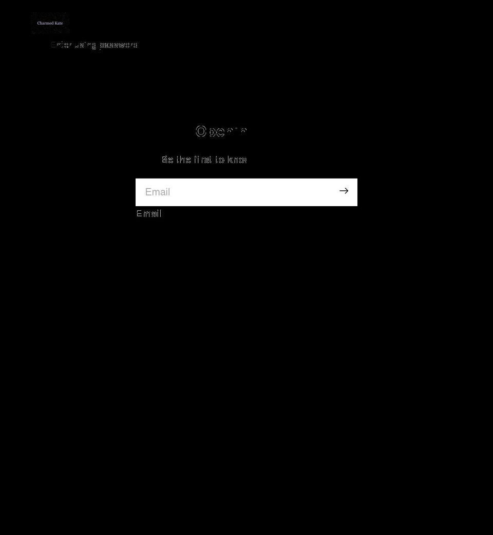 charmedkate.com shopify website screenshot