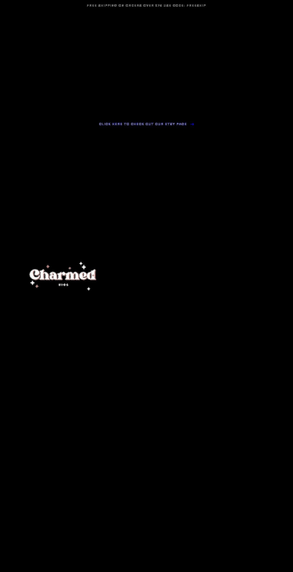 charmedkids.com shopify website screenshot