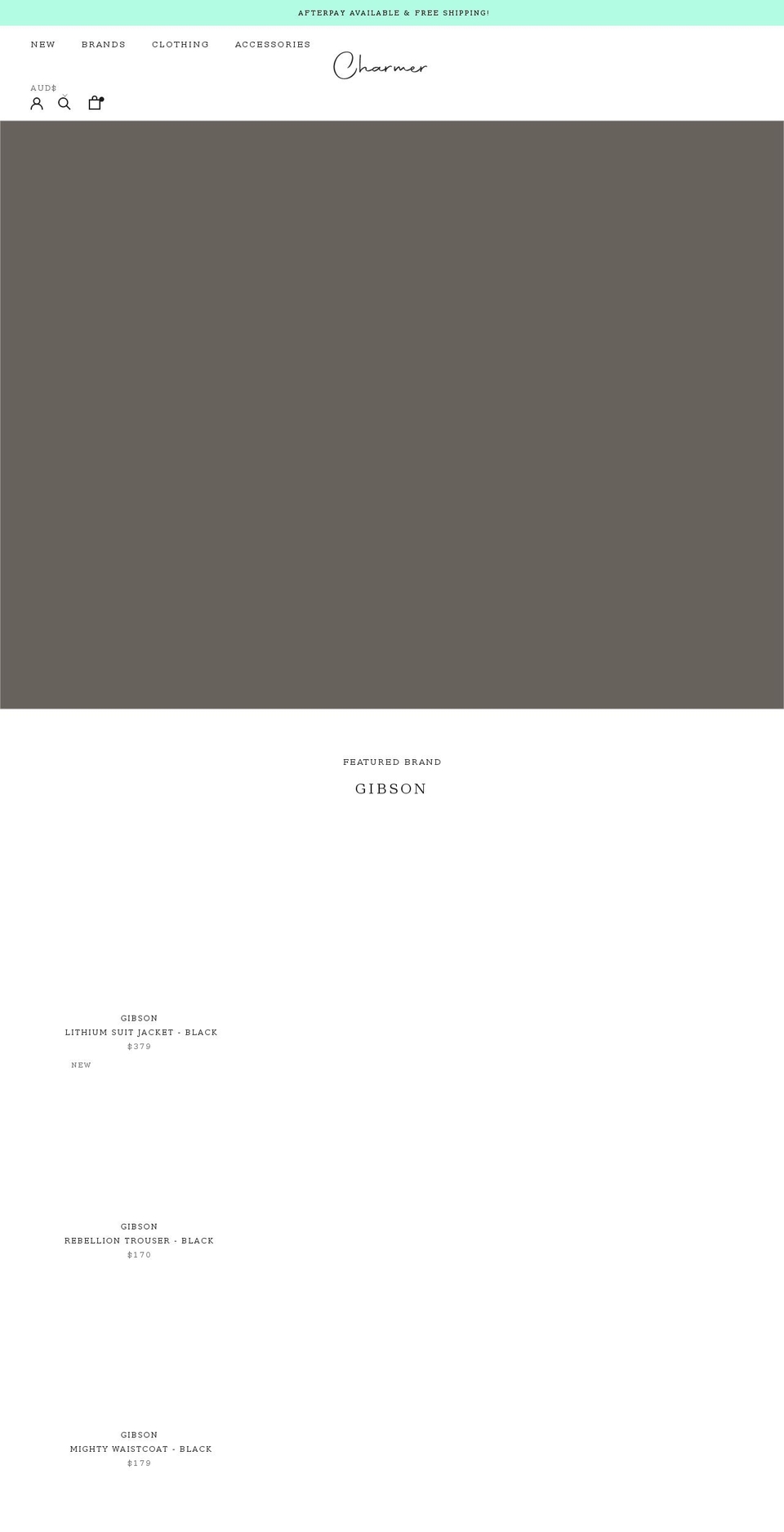 charmerau.com shopify website screenshot