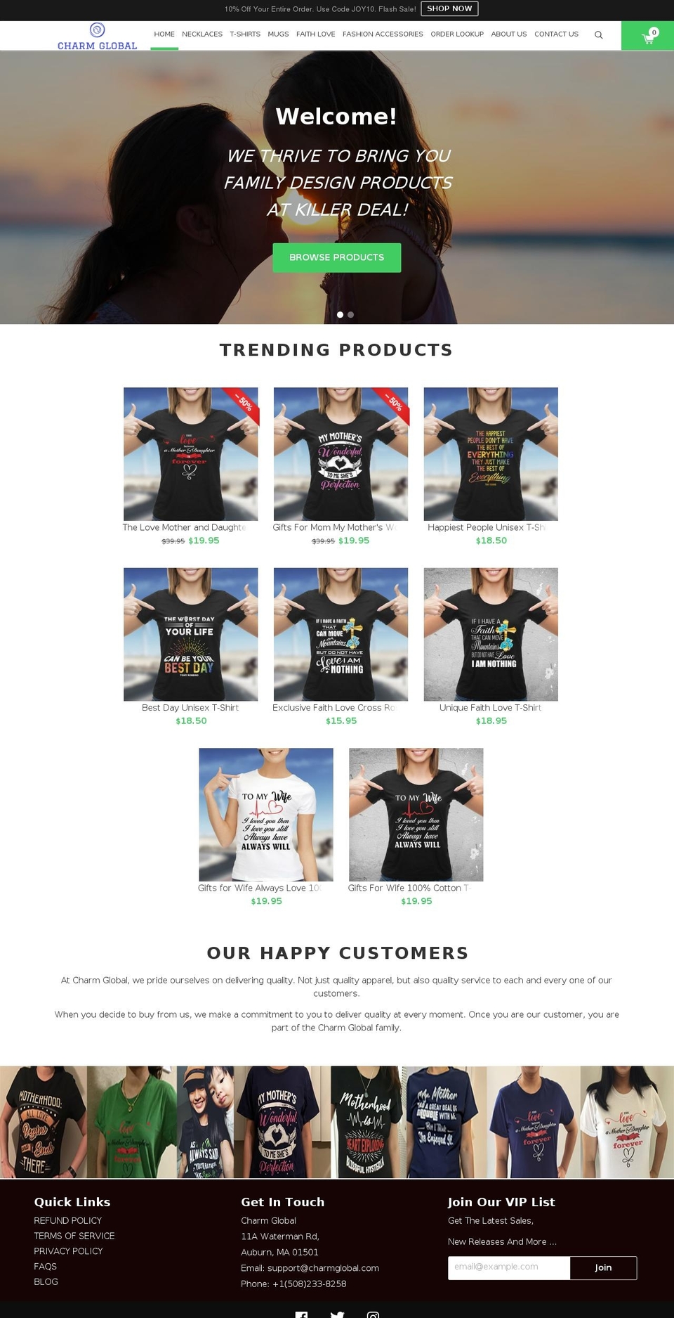 konversion-theme Shopify theme site example charmglobal.com