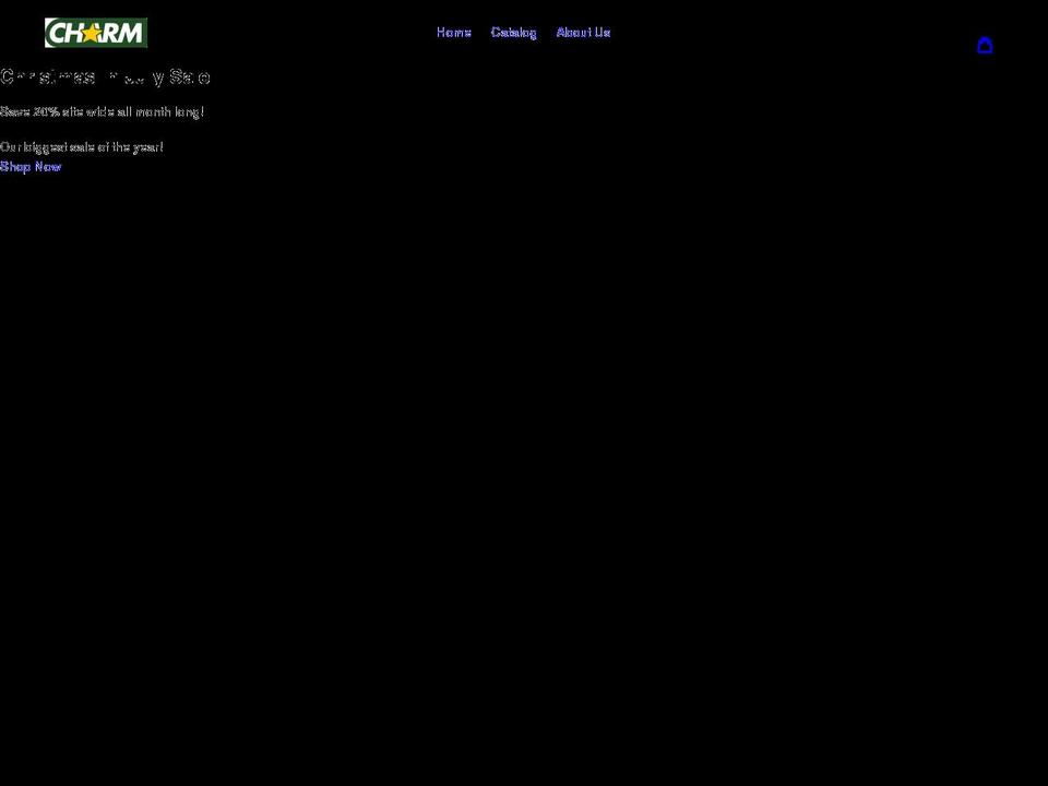 charmholiday.com shopify website screenshot
