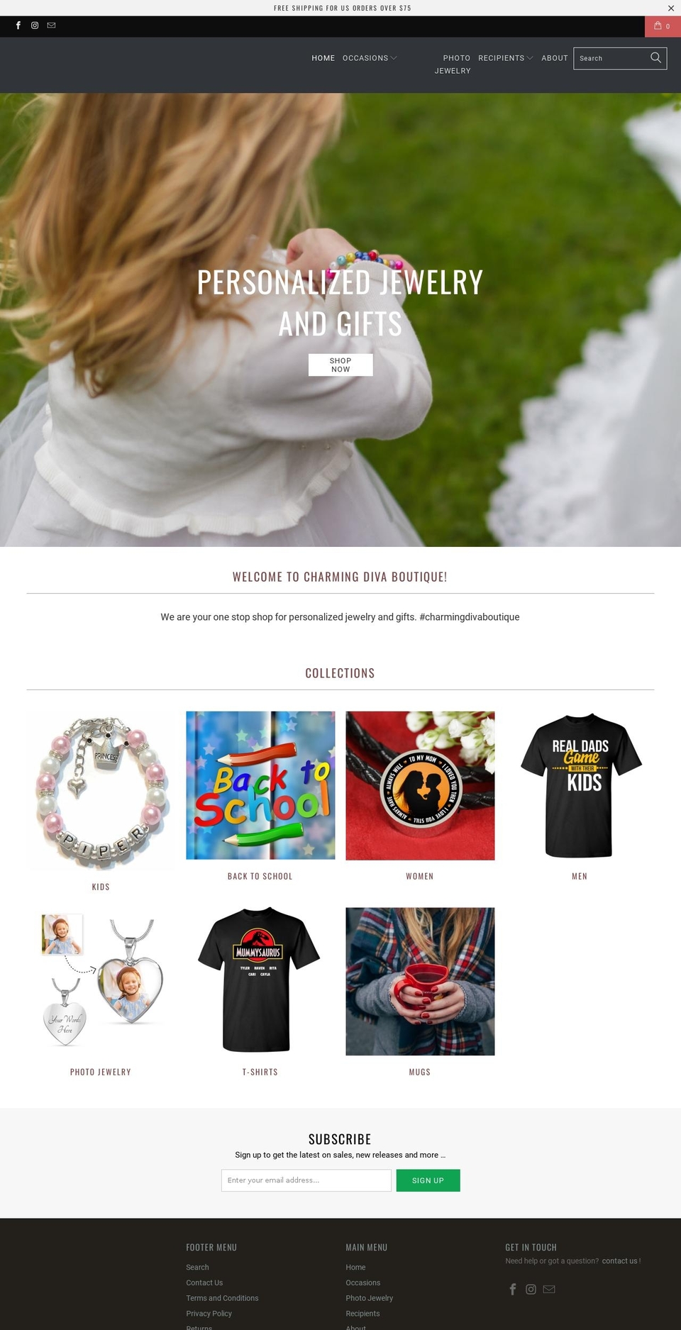 Turbo Portland Theme ($350 Value) Shopify theme site example charmingdivaboutique.com