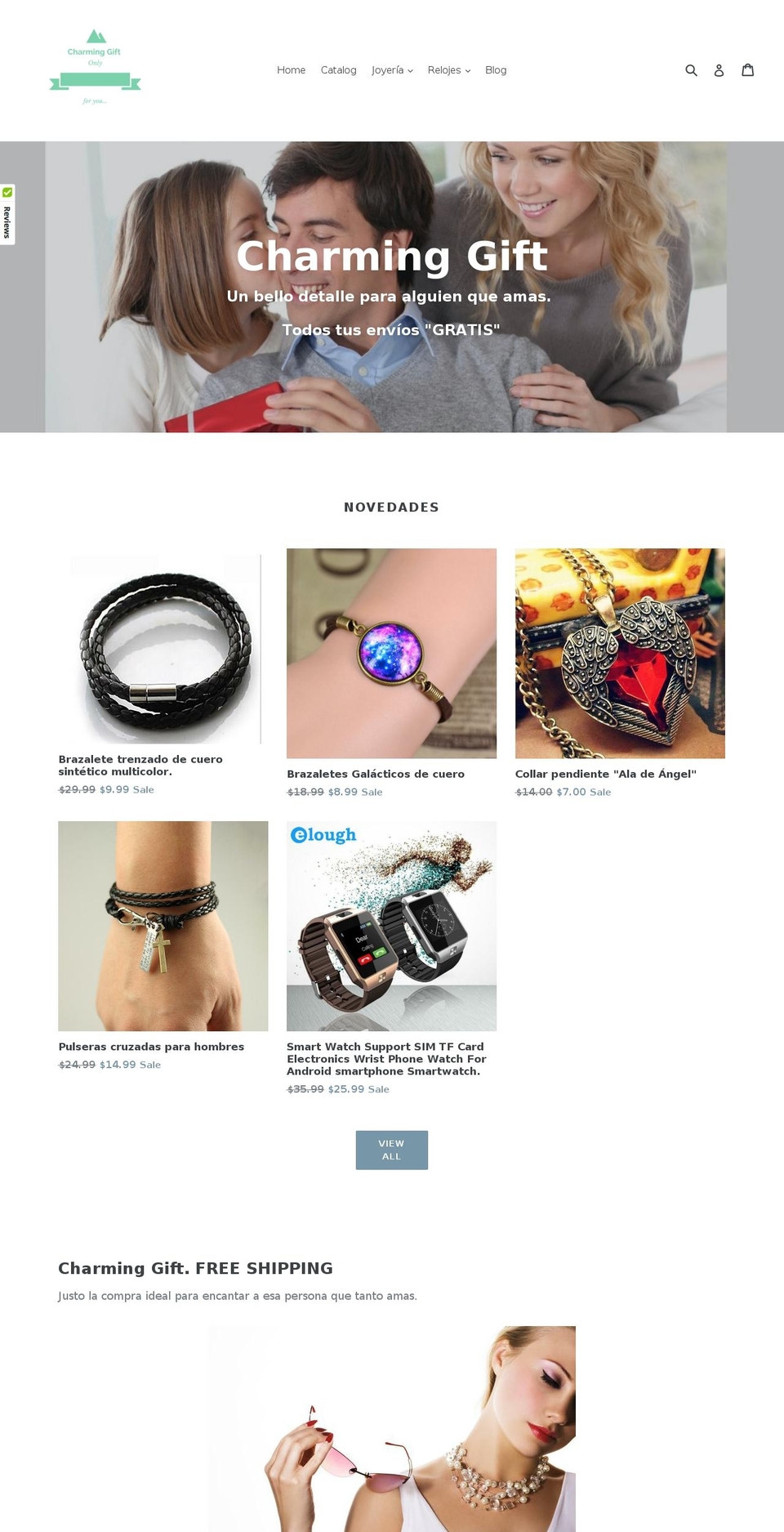 charmingift.com shopify website screenshot