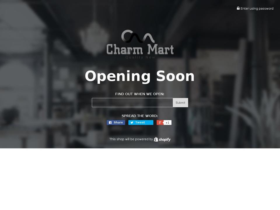 charmmart.com shopify website screenshot