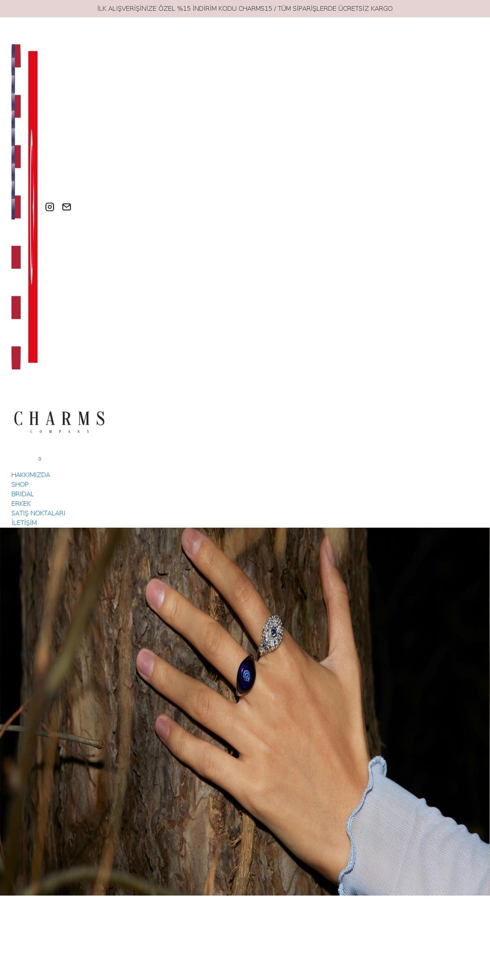charmscompany.com.tr shopify website screenshot