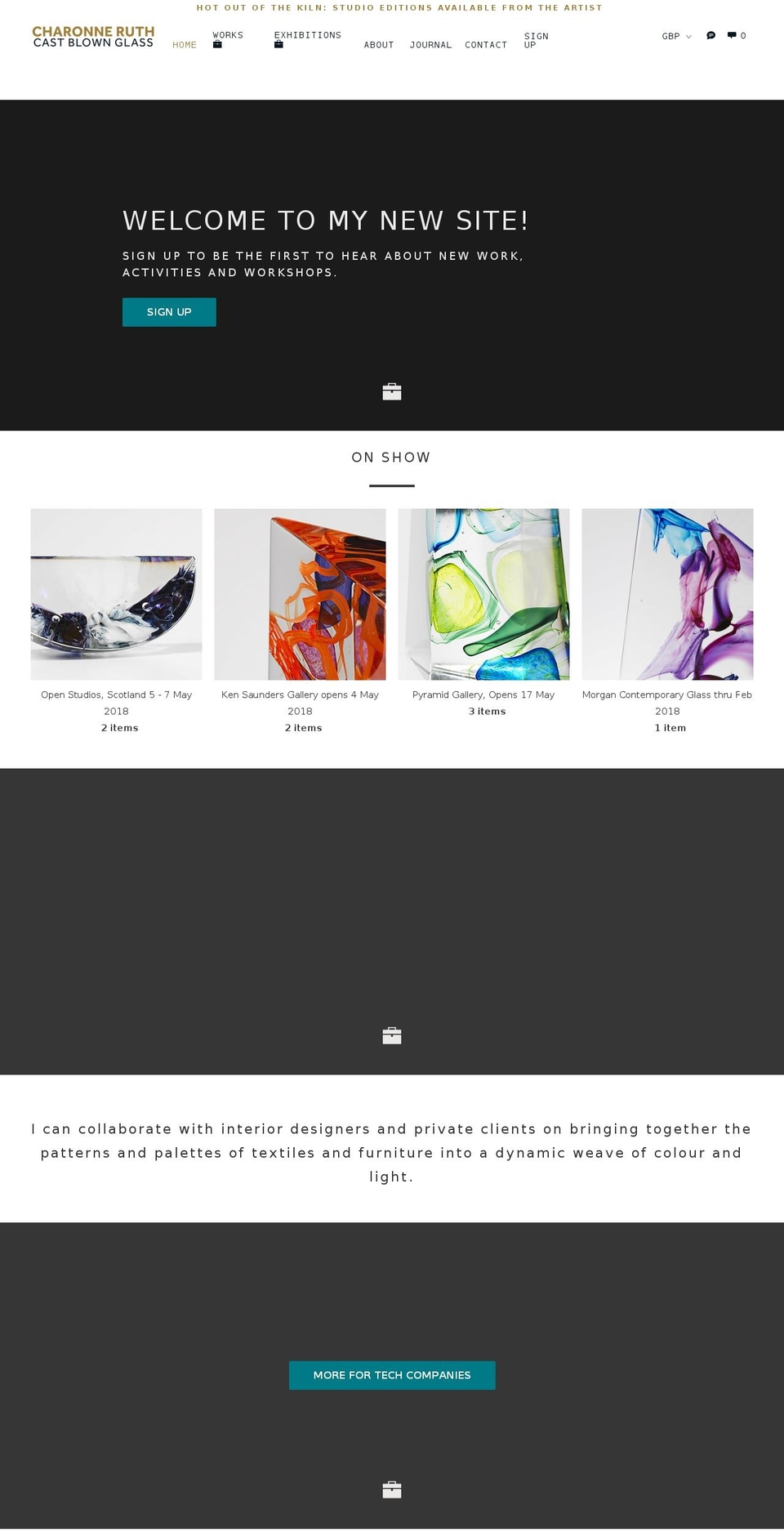 charonneruth.com shopify website screenshot