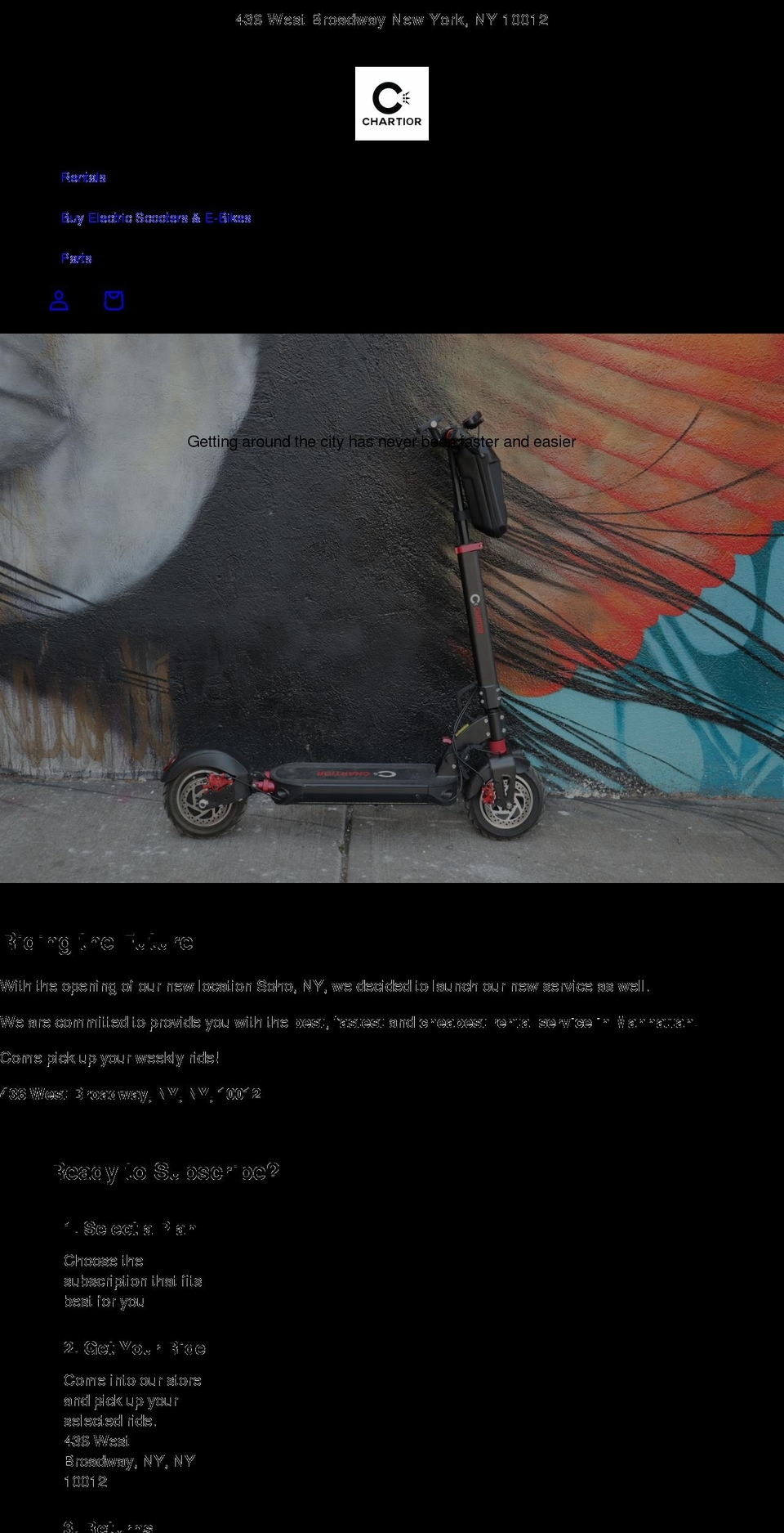chartior.com shopify website screenshot