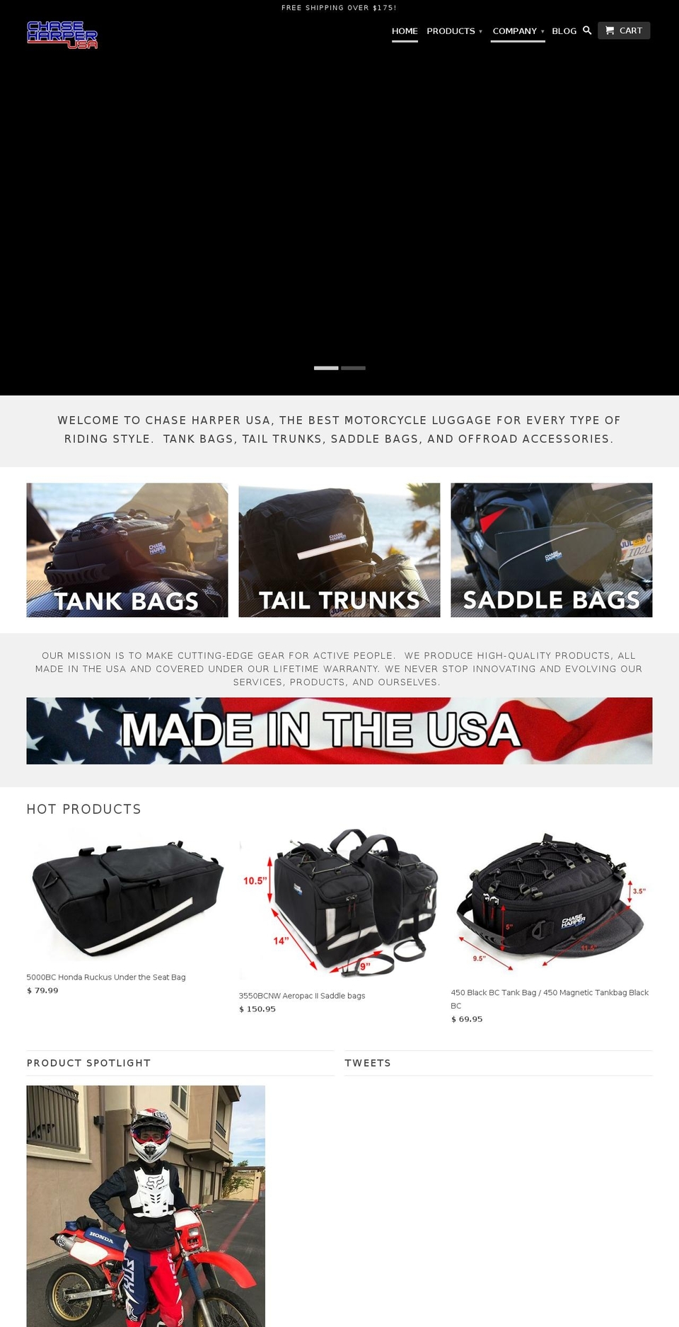 chaseharperusa.com shopify website screenshot