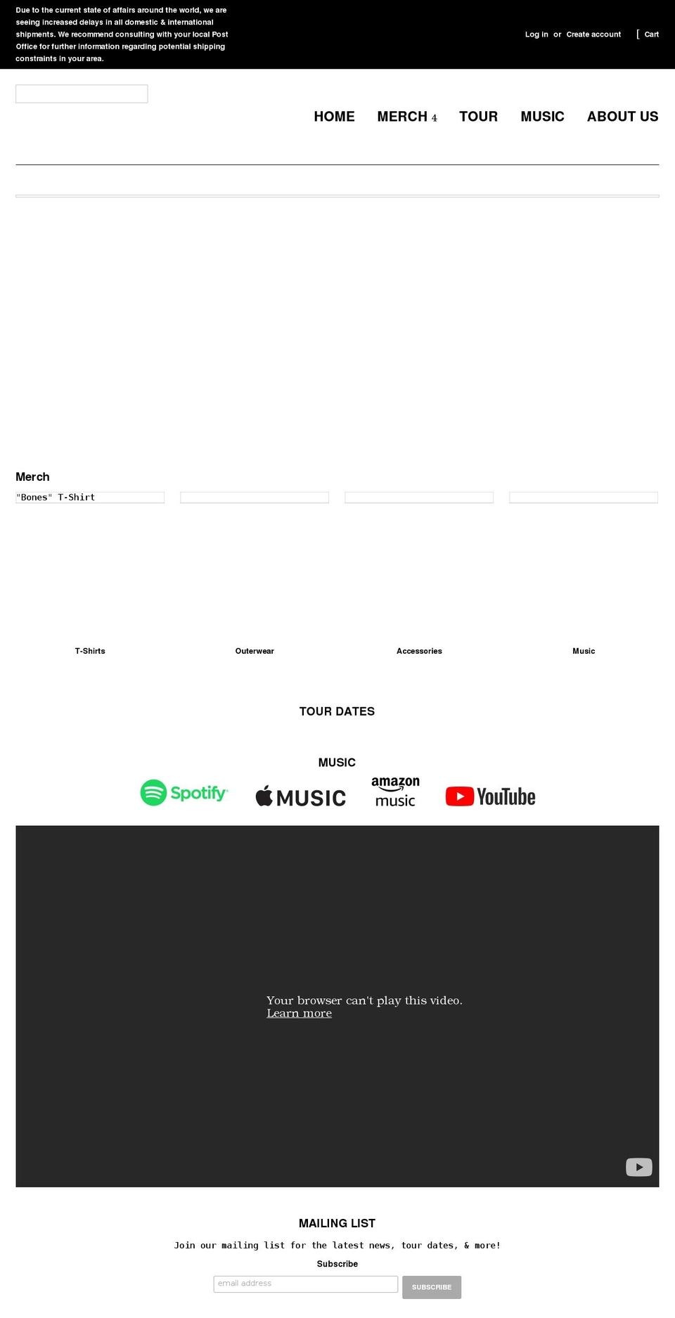 chasingapparitions.com shopify website screenshot