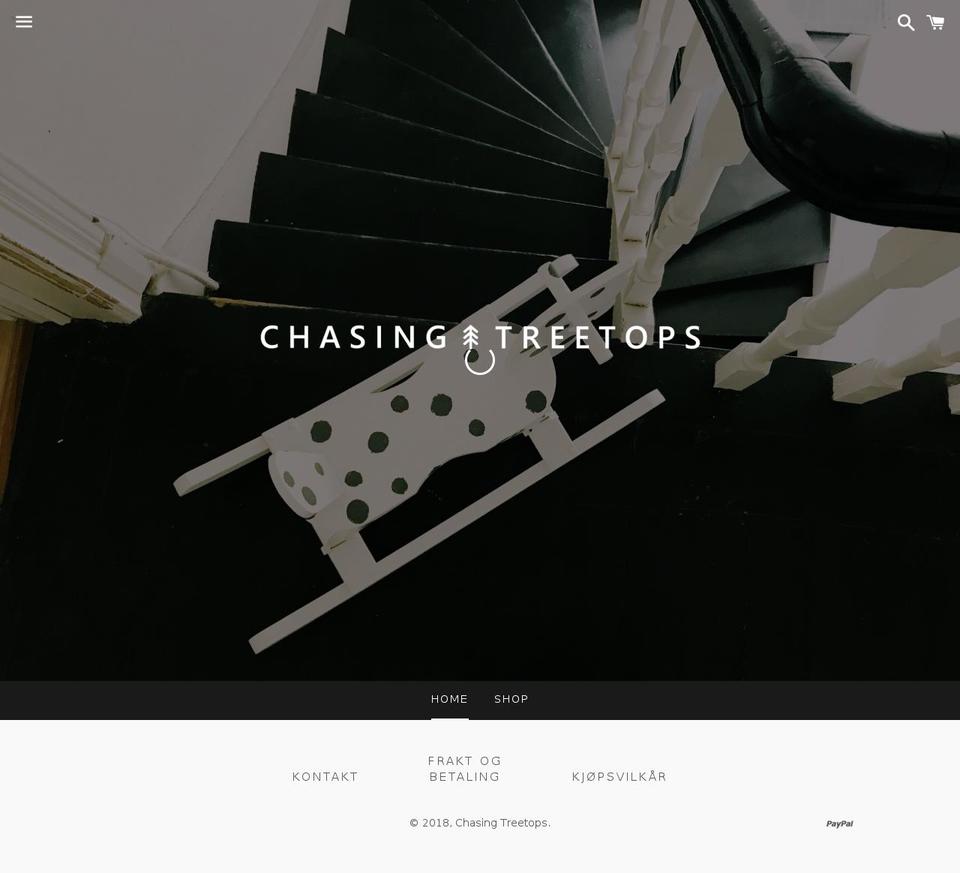 chasingtreetops.no shopify website screenshot