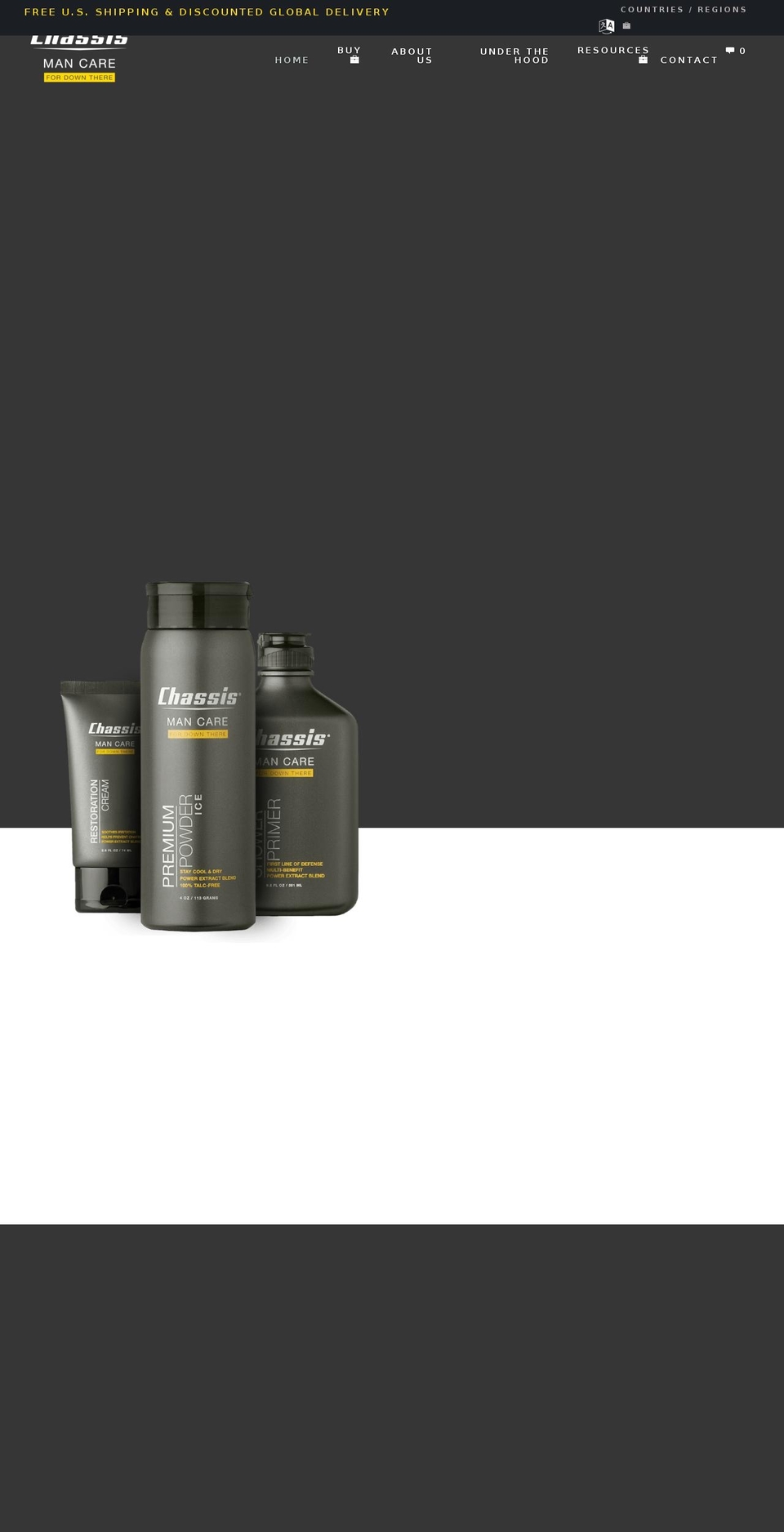 chassisformen.com shopify website screenshot