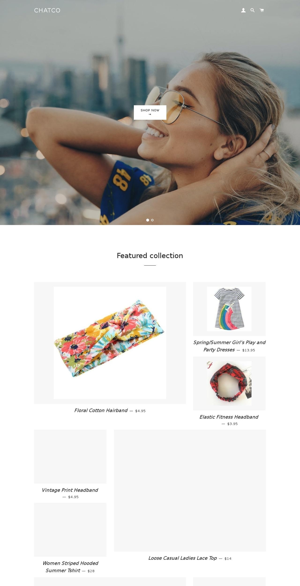 chatconow.com — Shopify storefront screenshot