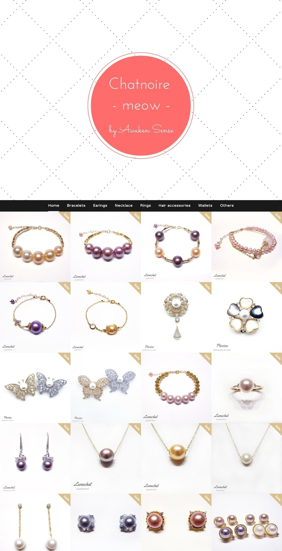 chatnoiremeow.com shopify website screenshot