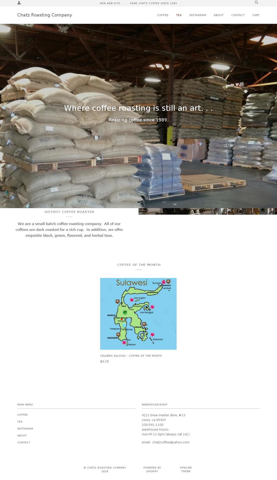 Copy of Copy of Pipeline Shopify theme site example chatz.com