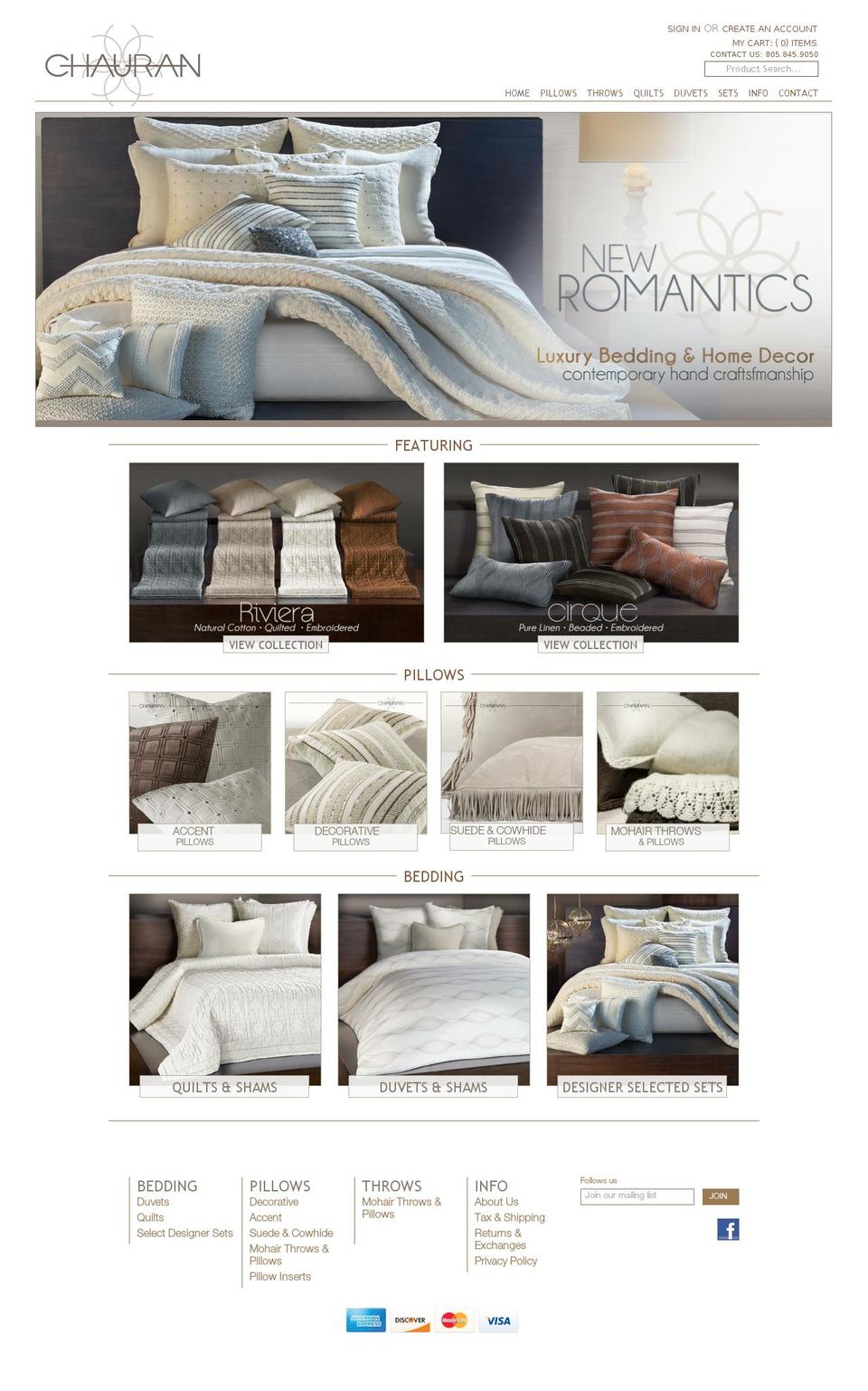 chauran.com shopify website screenshot