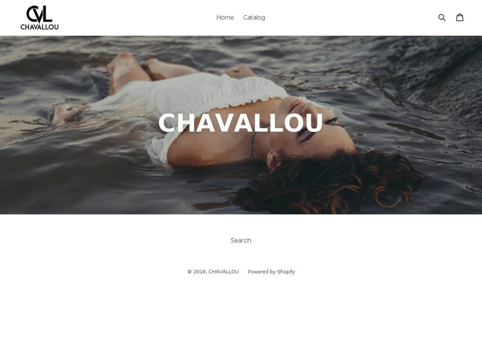 chavallou.com shopify website screenshot