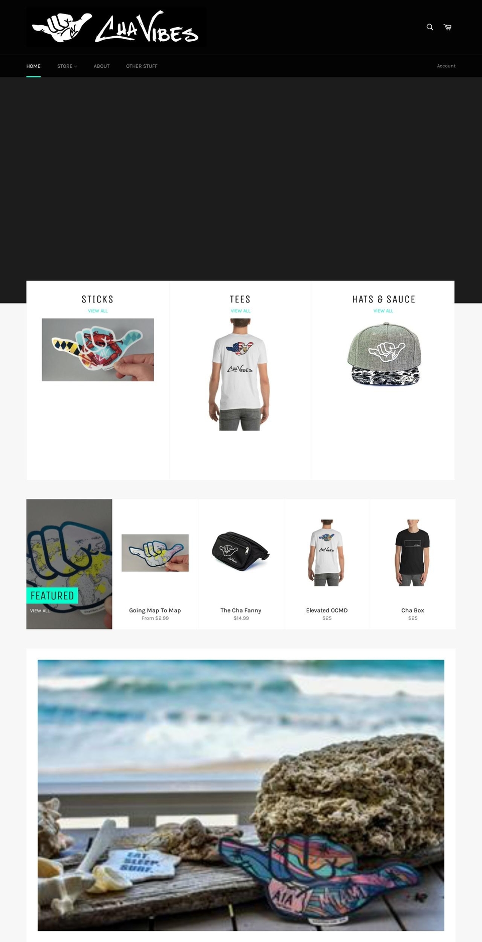chavibes.com shopify website screenshot