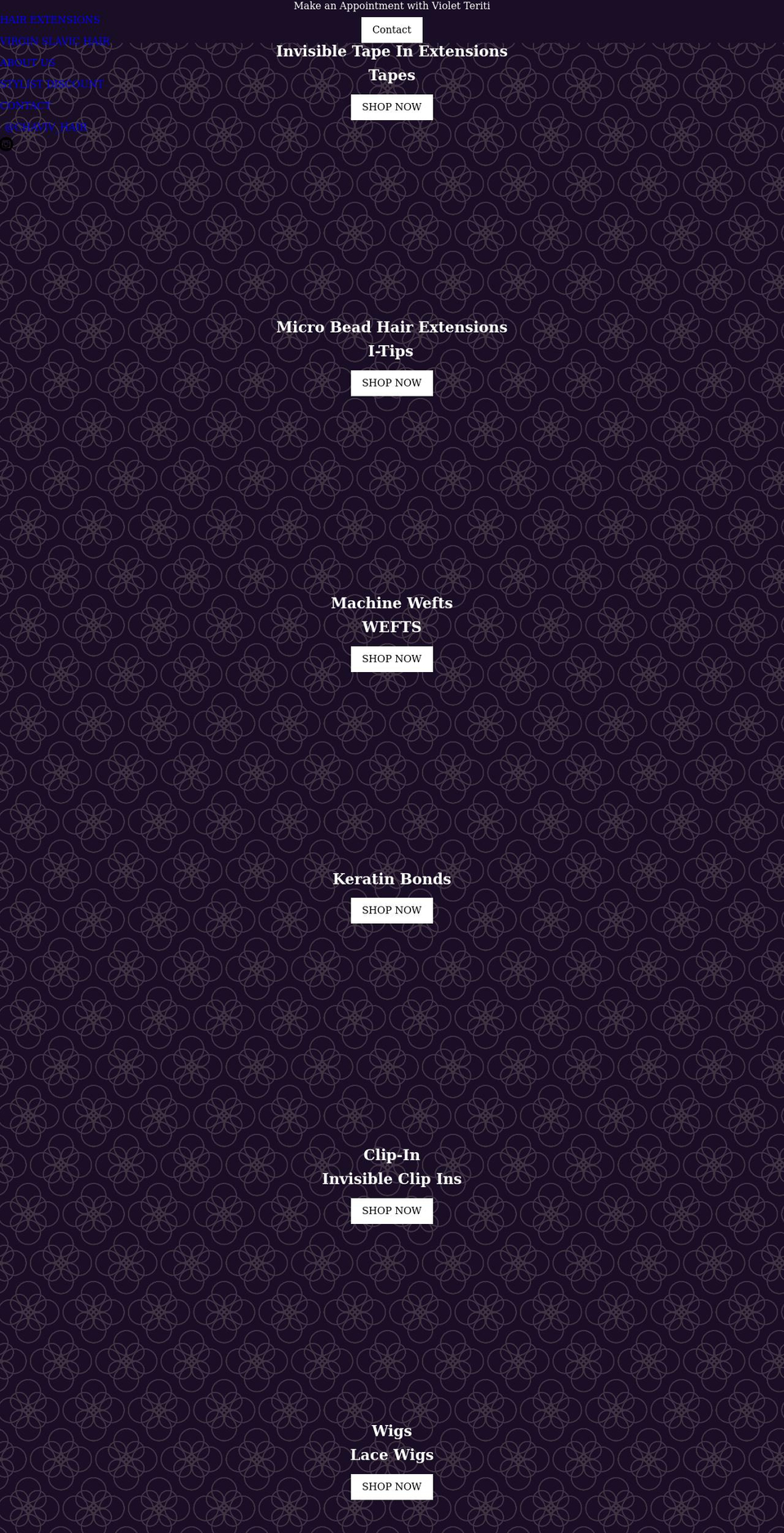 chavivhair.com shopify website screenshot