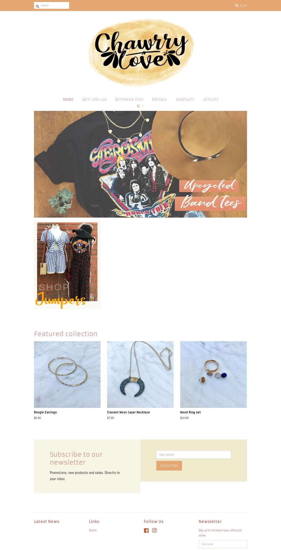 chawrrylove.com — Shopify storefront screenshot