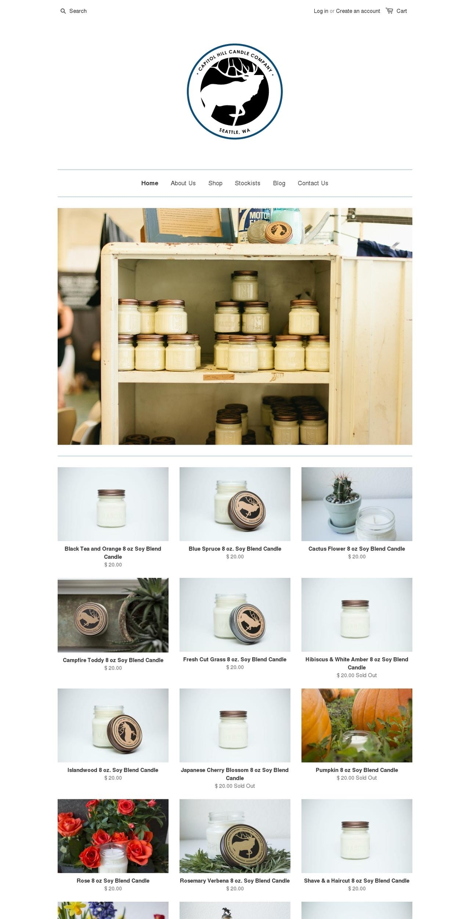 chccapothecary.com shopify website screenshot
