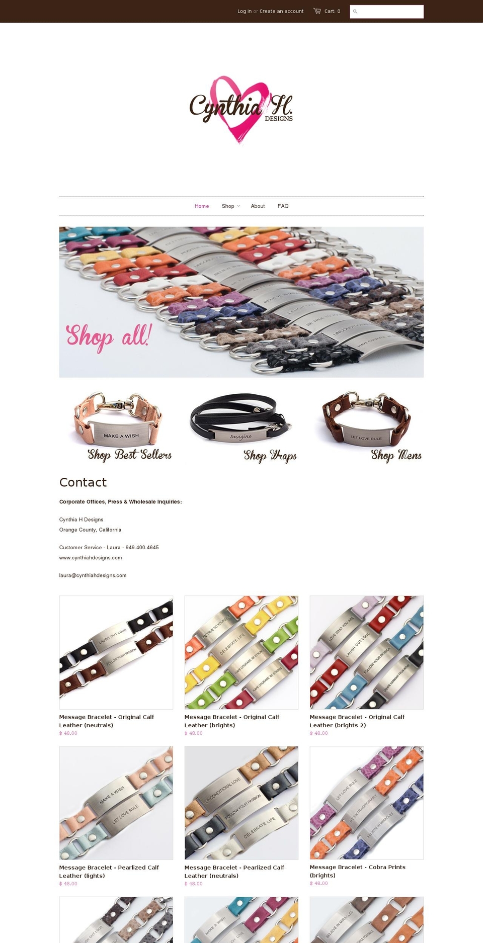 chdlove.com shopify website screenshot