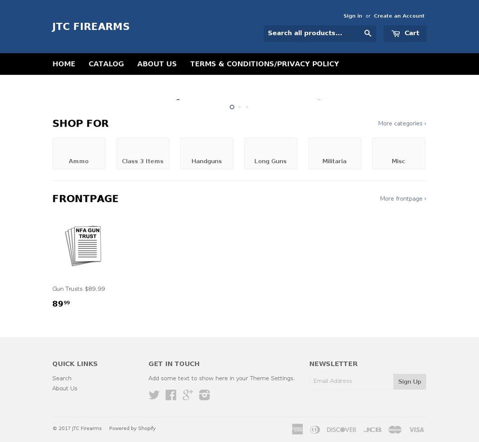 cheap-gun.com shopify website screenshot