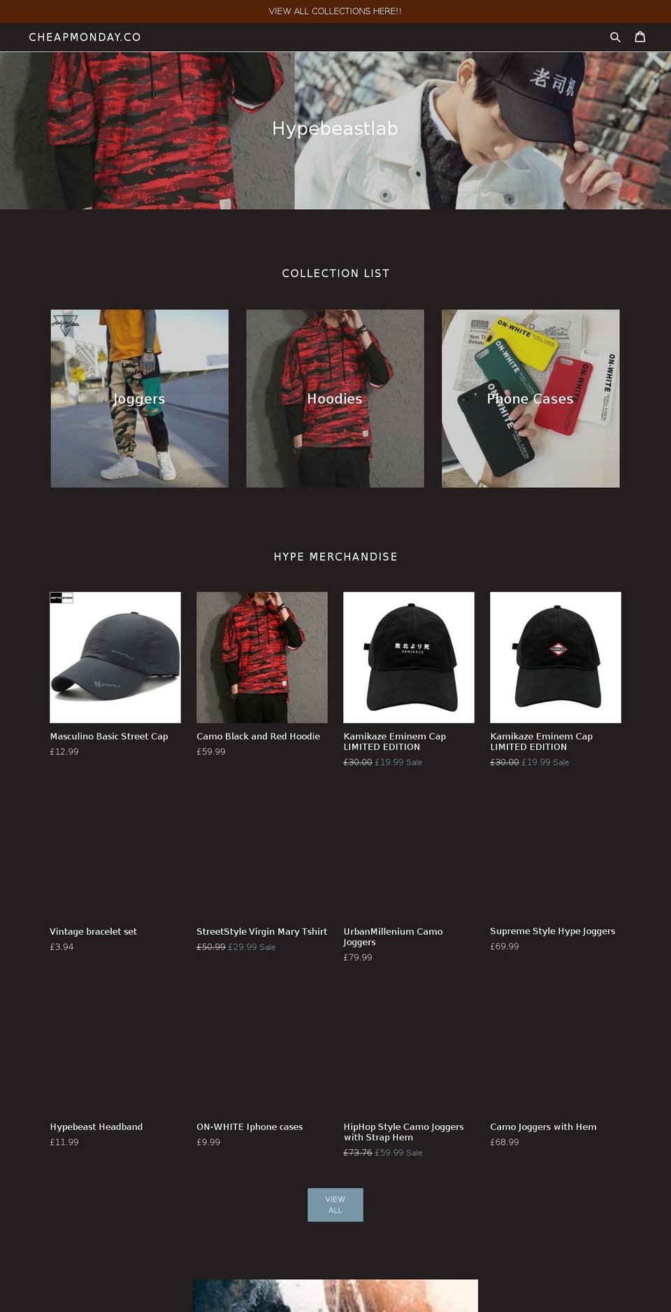 cheap-monday.com — Shopify storefront screenshot