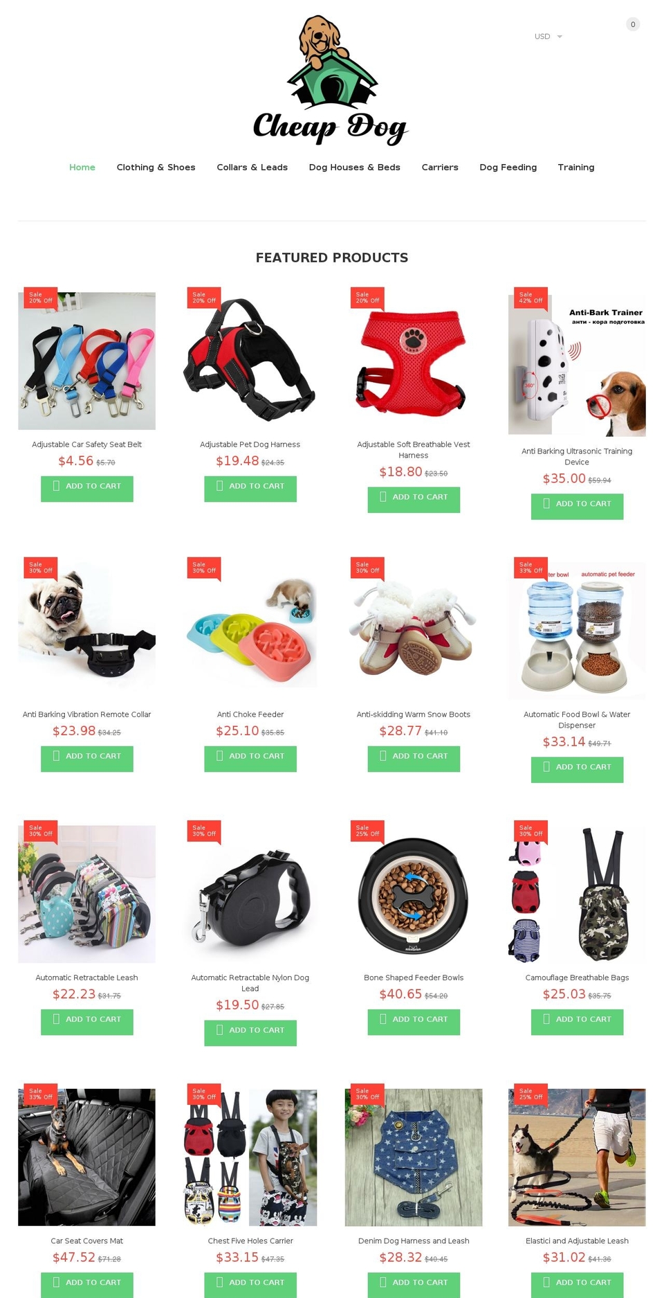 cheapdog.net shopify website screenshot
