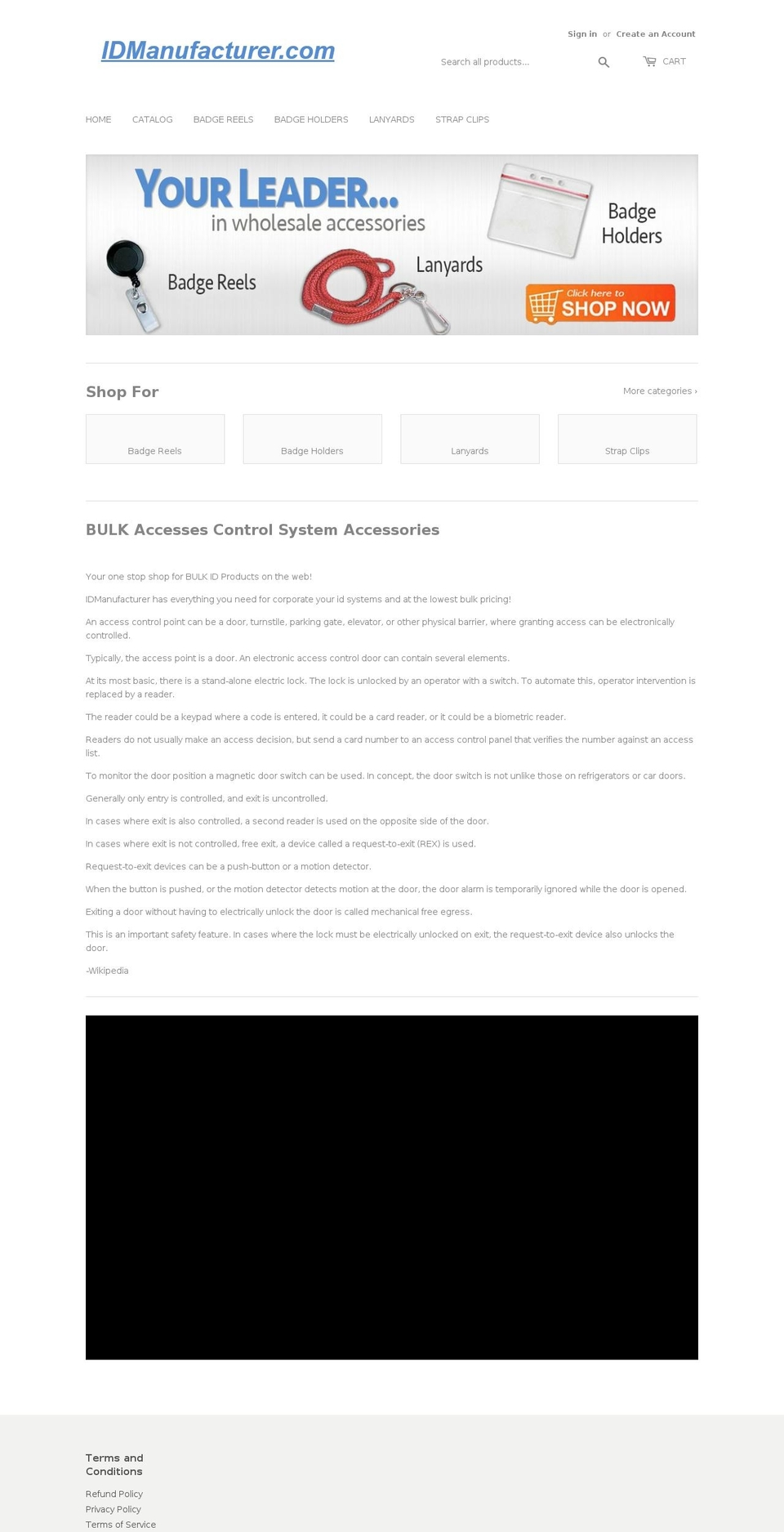 cheapestbadgereels.com — Shopify storefront screenshot