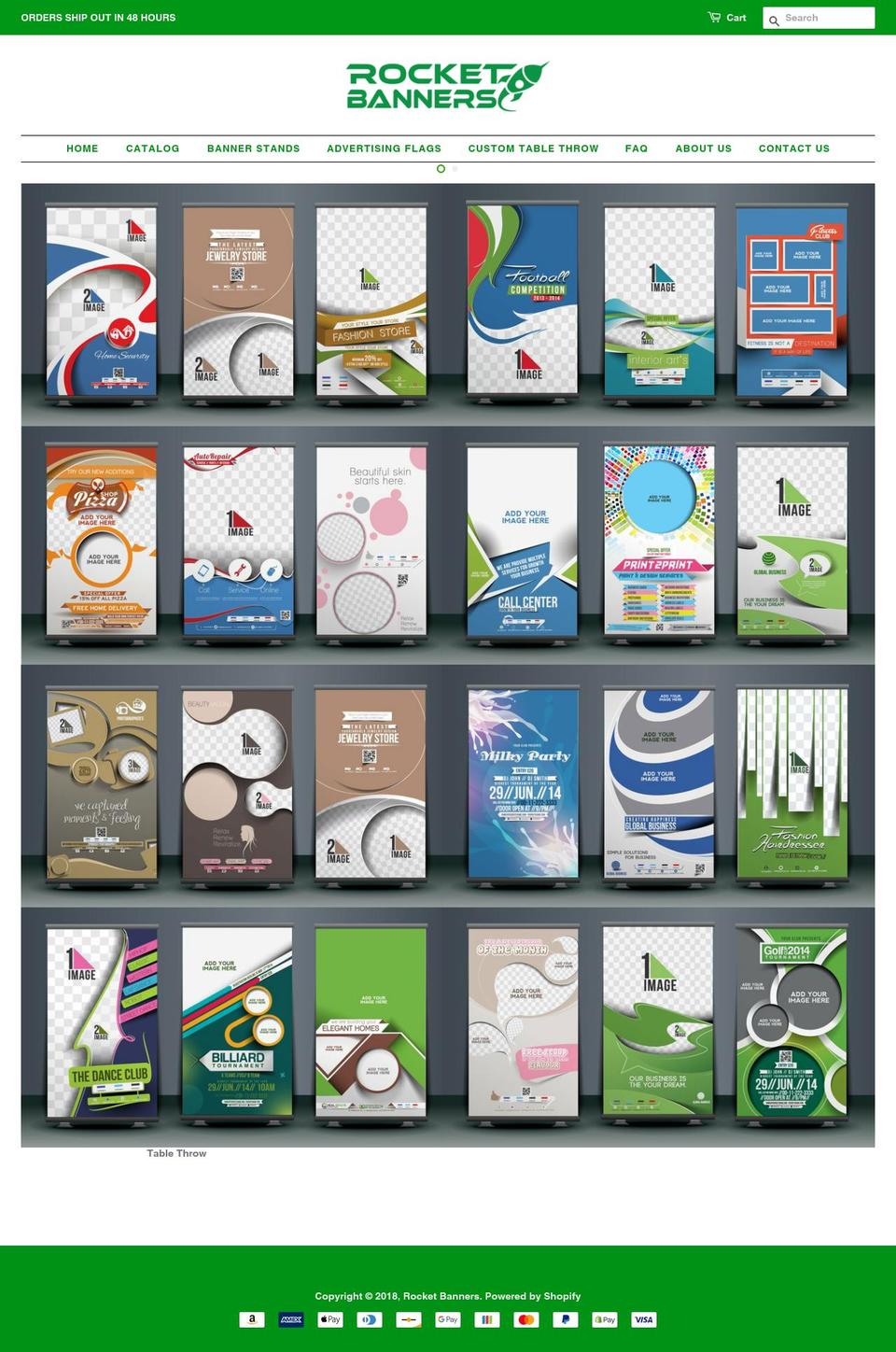 cheapfastbanners.com — Shopify storefront screenshot