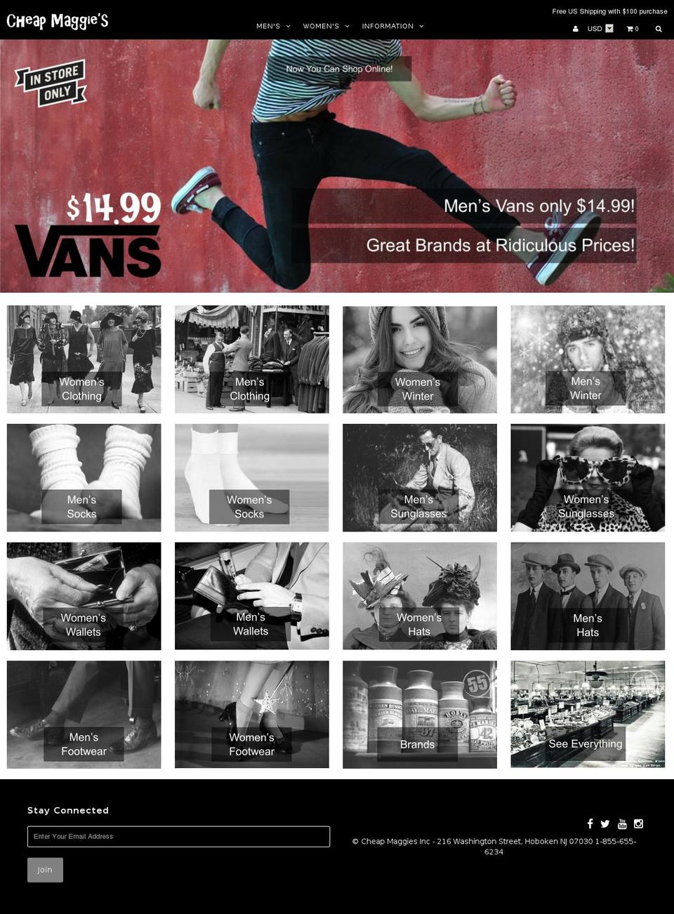 cheapmaggies.com shopify website screenshot