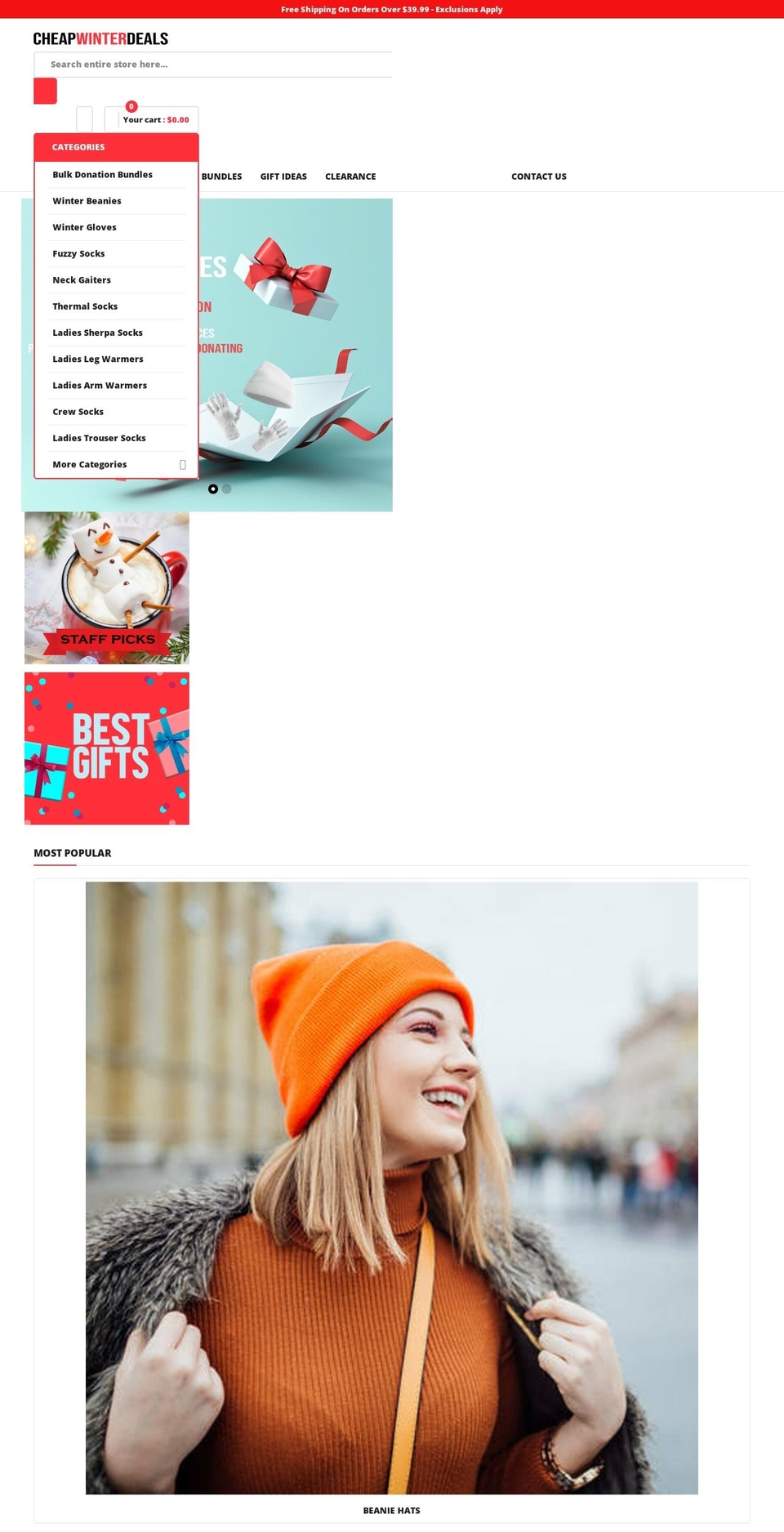 Enterbuy-home Shopify theme site example cheapwinterdeals.com