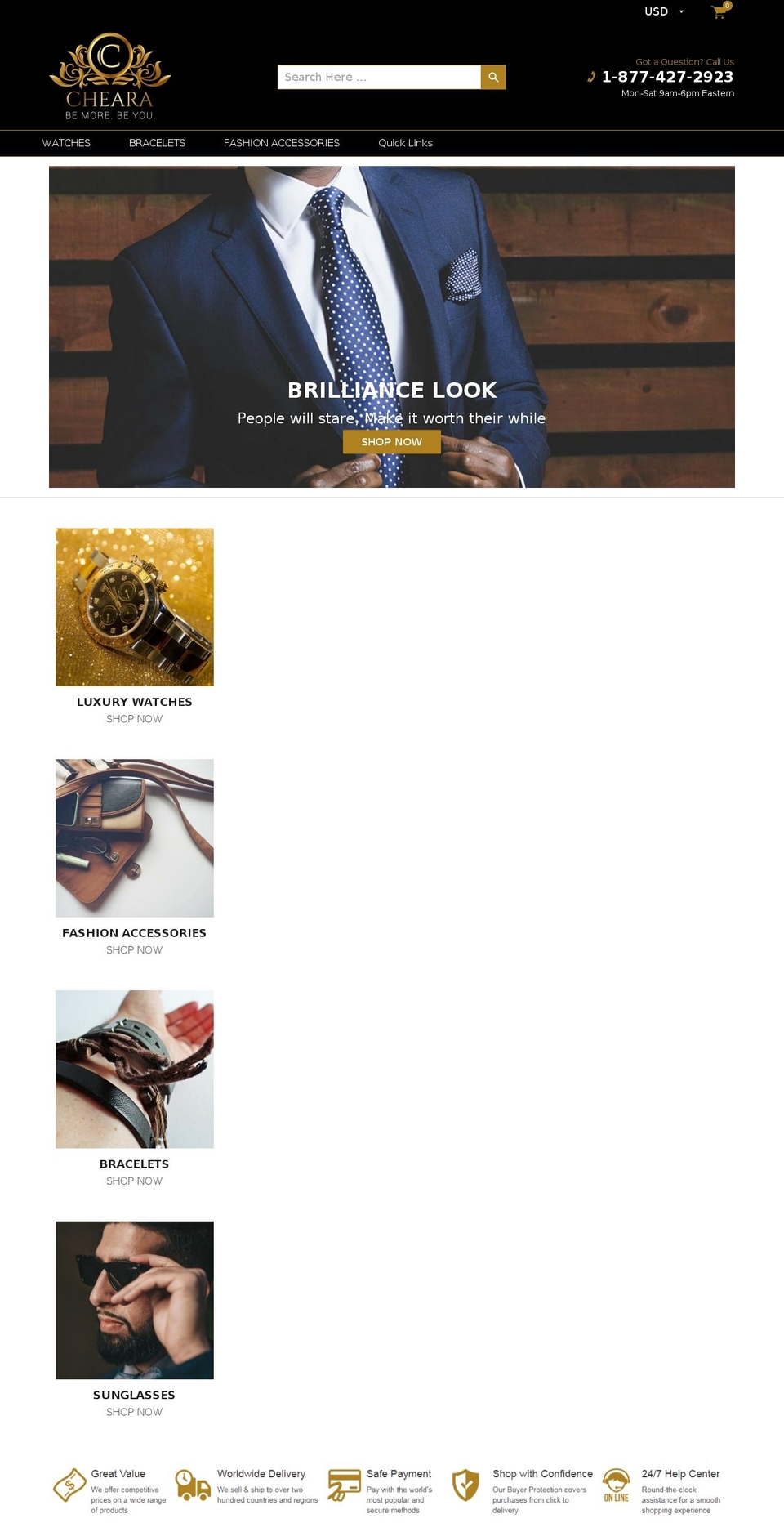 cheara.com — Shopify storefront screenshot