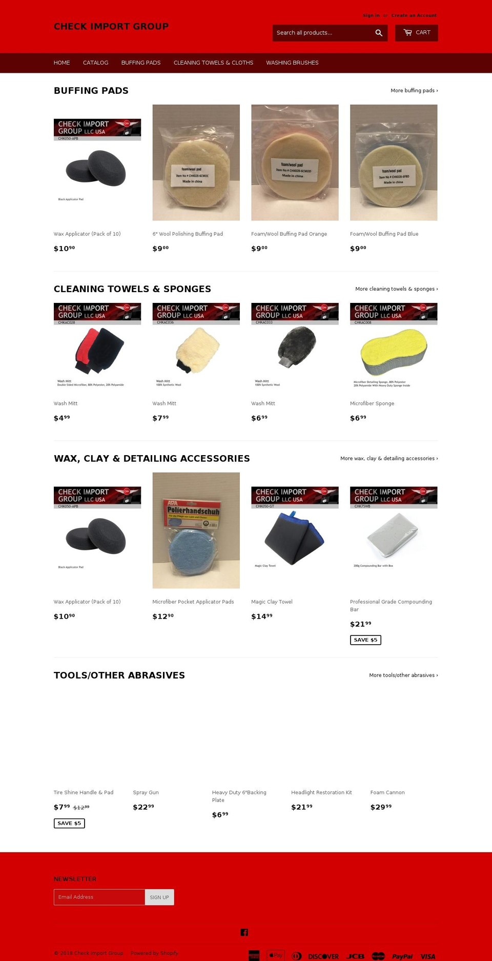 checkimport.com shopify website screenshot