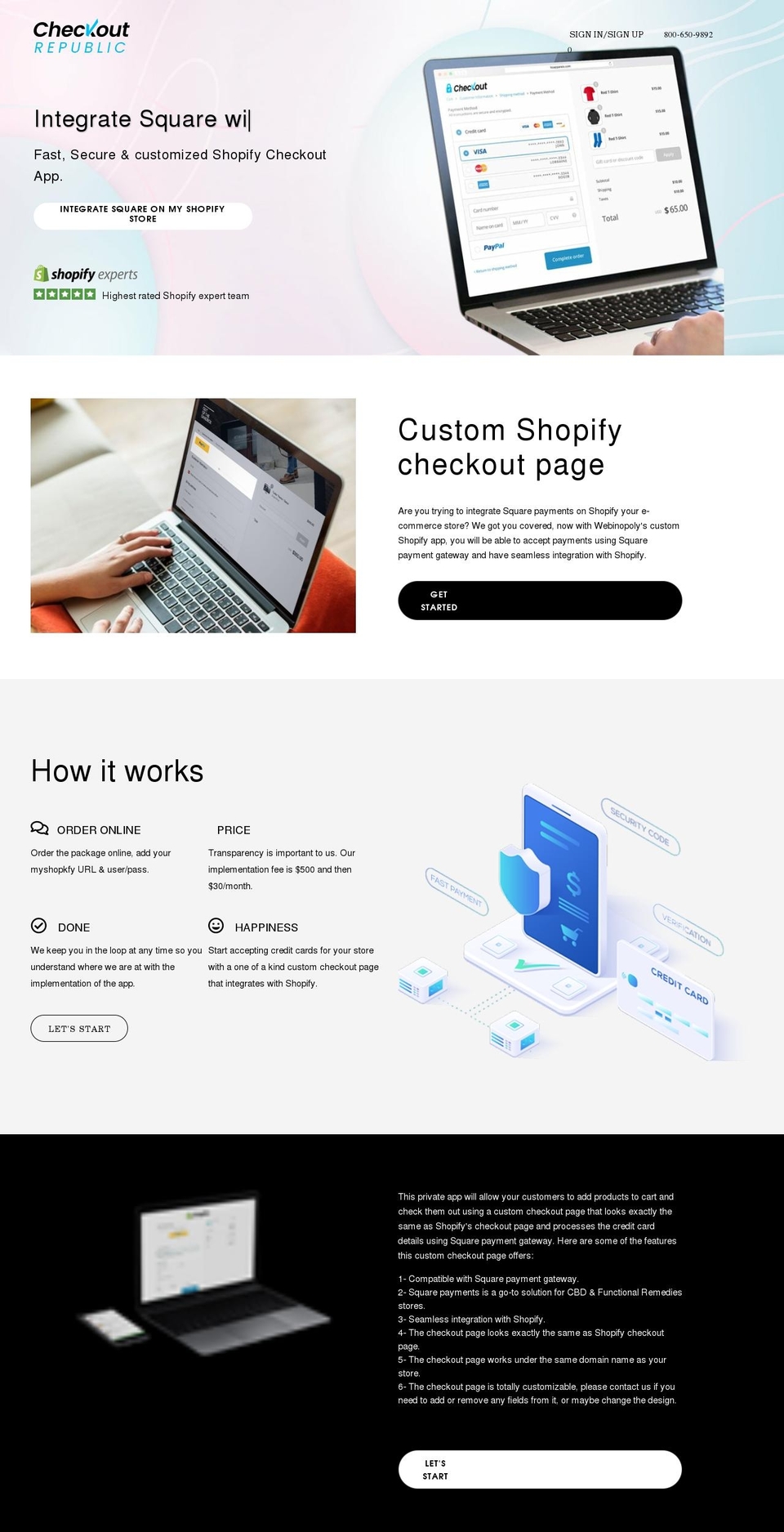 checkoutrepublic.com shopify website screenshot