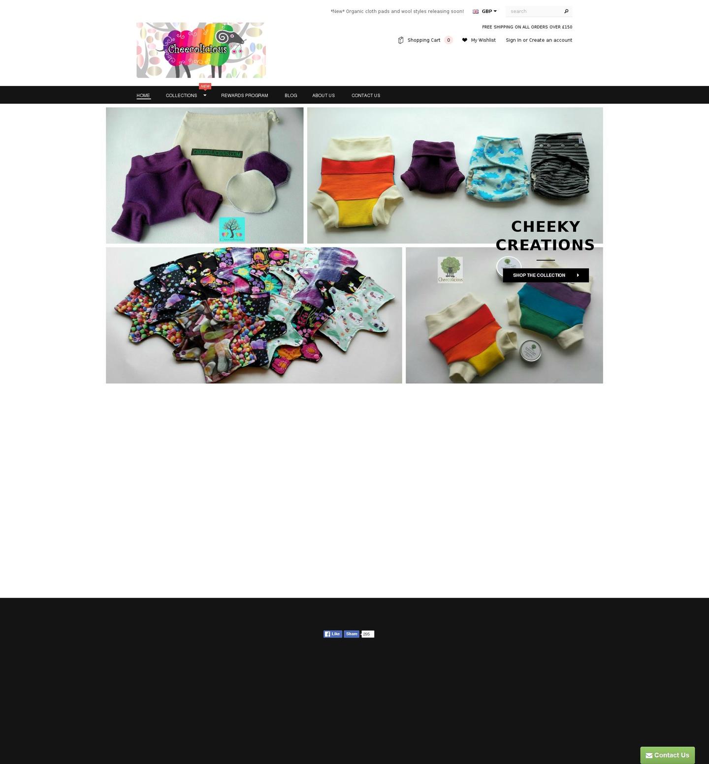 cheecolicious.com shopify website screenshot