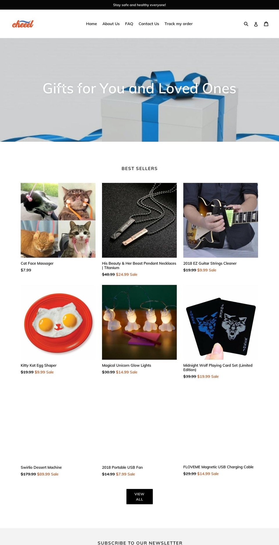 cheeel.myshopify.com shopify website screenshot