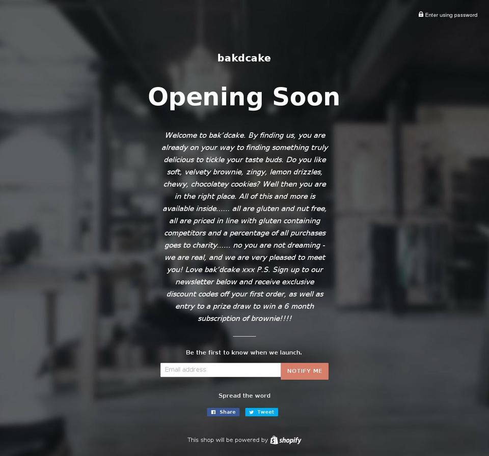 cheekybakes.com — Shopify storefront screenshot