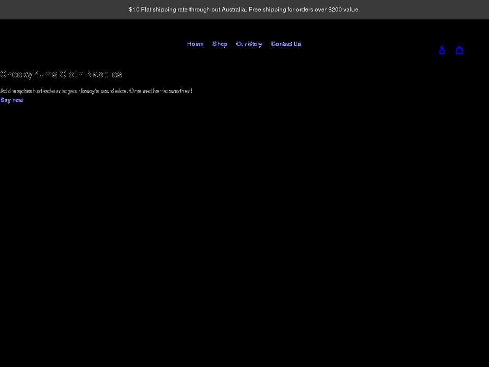 cheekybums.com.au shopify website screenshot