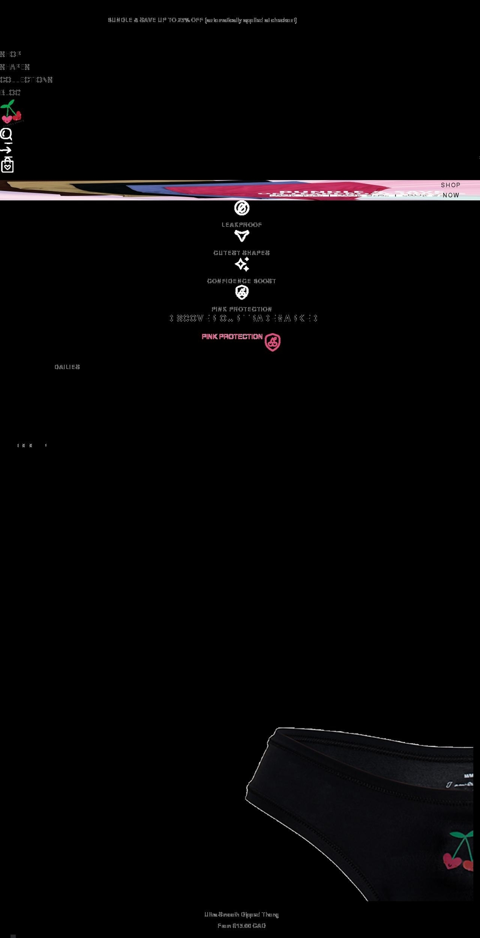 cheekycherry.com shopify website screenshot