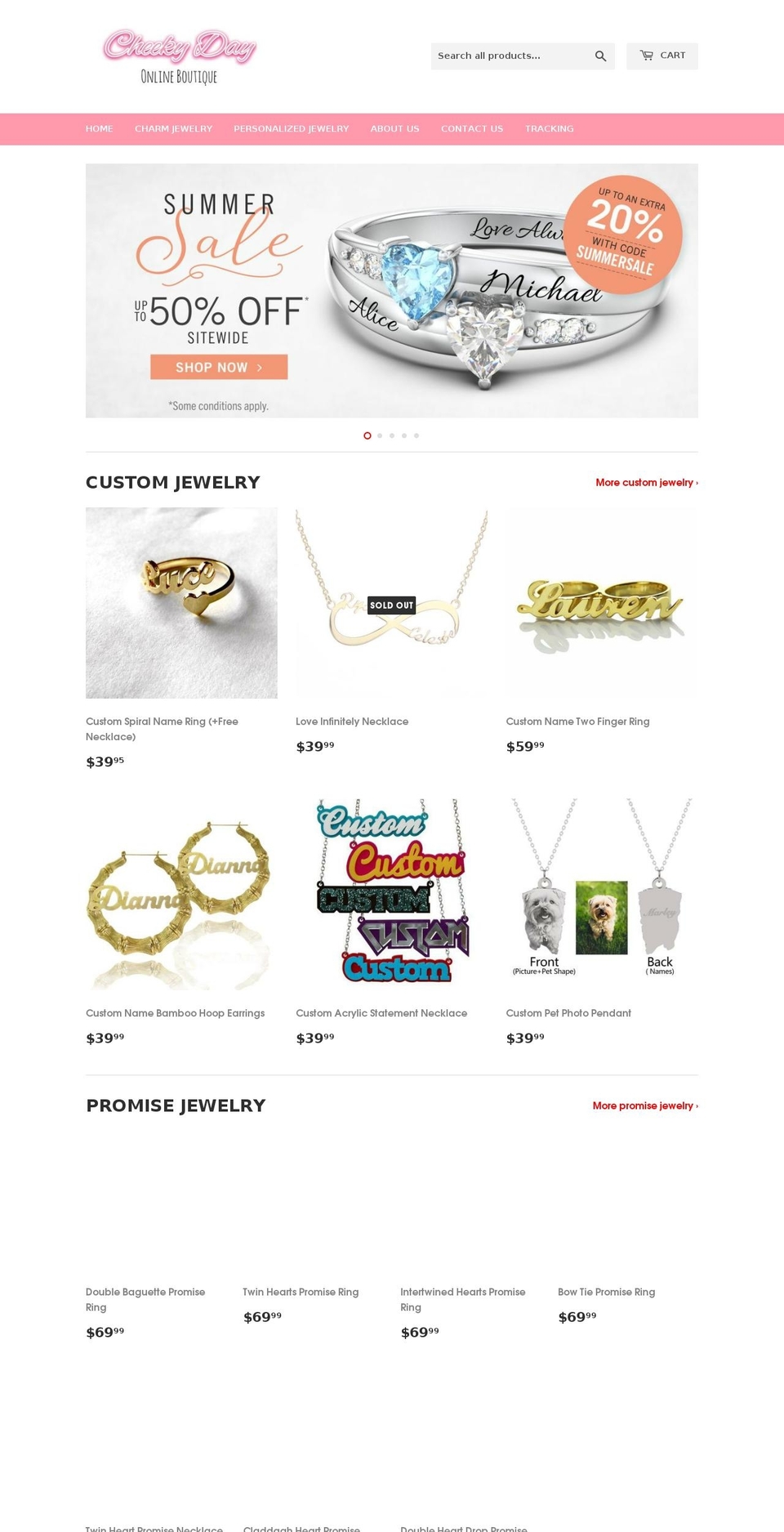 cheekyday.com — Shopify storefront screenshot