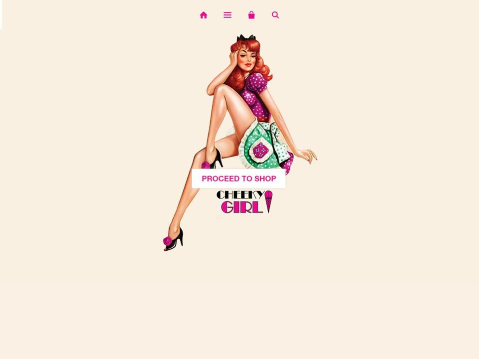 cheekygirlfortunes.com — Shopify storefront screenshot