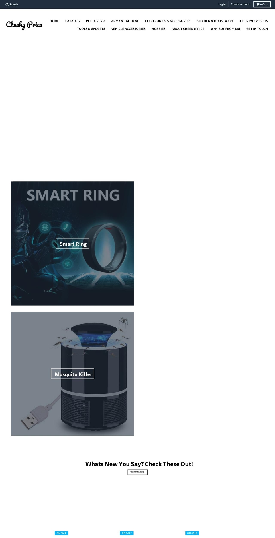 cheekyprice.com — Shopify storefront screenshot