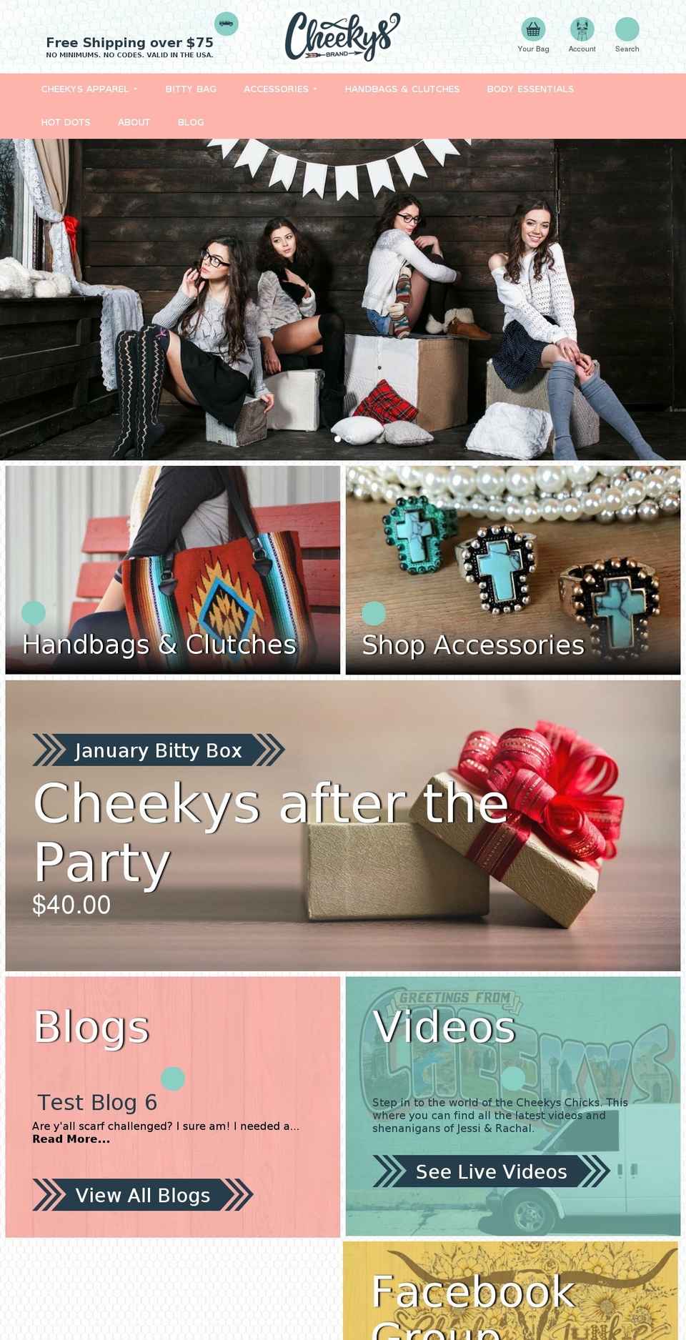 Timber Shopify theme site example cheekysb.myshopify.com