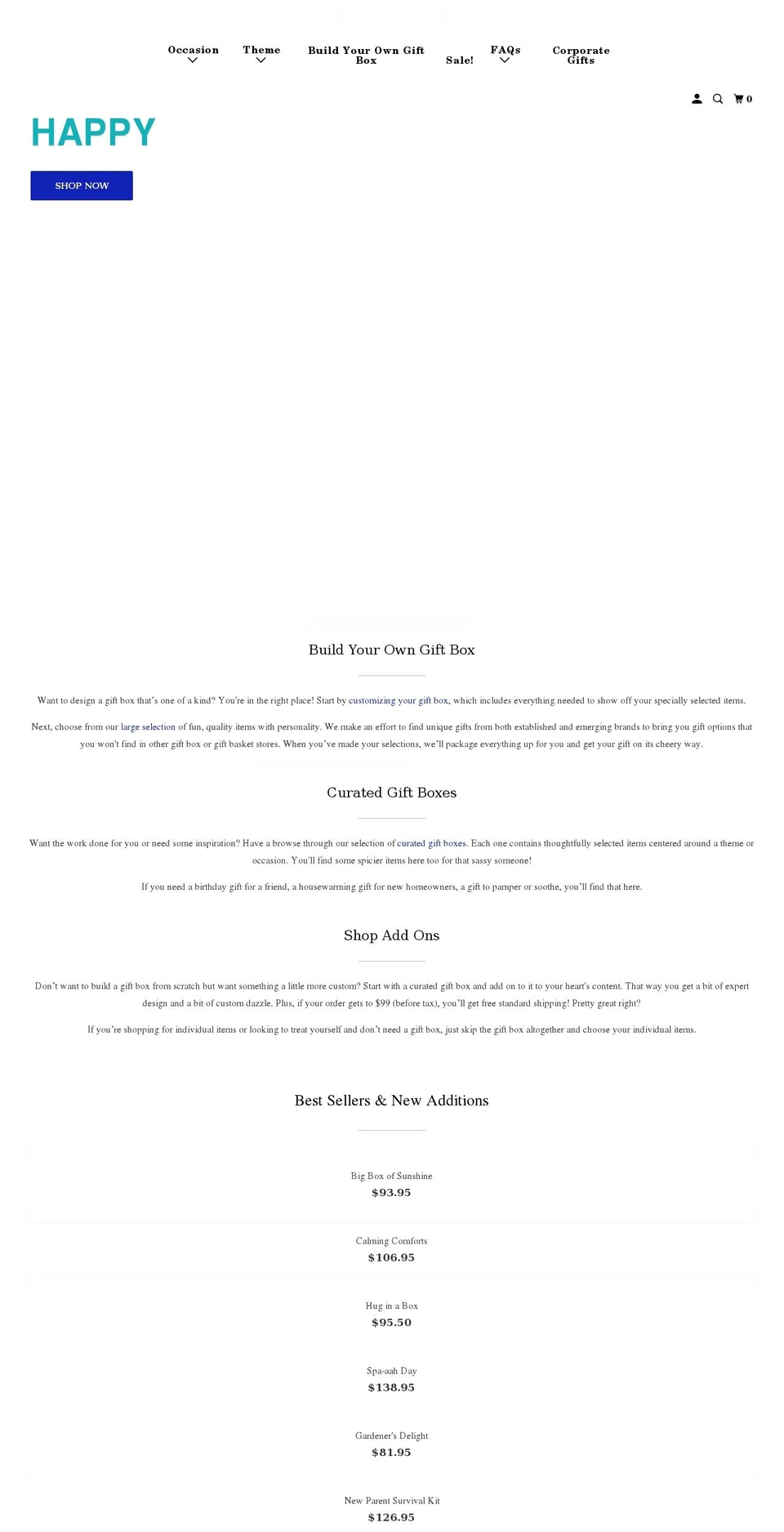 cheerfetti.ca shopify website screenshot